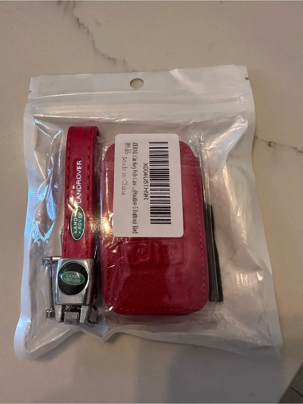 Land Rover durable red